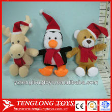 Cute and stuffed wholesales plush animal toys for christmas